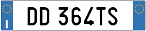 Truck License Plate